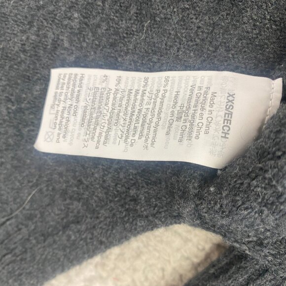 Madewell Sweater Merino Alpaca Polka Dot Oversized - Picture 16 of 16